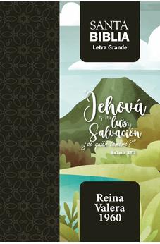 Image of Biblia RVR 1960 Letra Grande Tamaño Manual Salmo 27:1 con Cierre e Índice