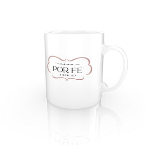 Taza Minimalista: Vivo por Fe