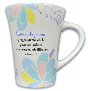 Taza Mensajes de Bendicion Solo tu Jesus Pintas mi Vida de Colores