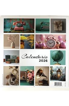 Calendario Vintage 2026 Libro-café
