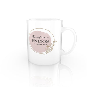 Taza Minimalista: Confía en Dios