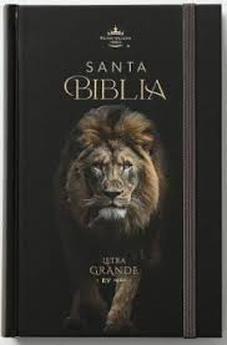 Image of Biblia RVR 1960 Tamaño Manual Letra Grande Tapa Dura León de Judá Tapa Dura