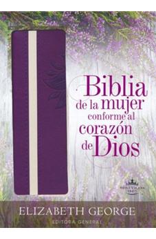 Biblia RVR 1960 de la Mujer Conforme al Corazón de Dios Piel Morado