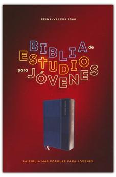 Image of Biblia RVR 1960 de Estudio para Jóvenes Azul Símil Piel