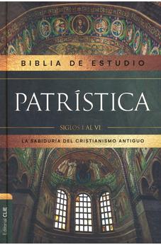 Biblia RVR 1977 de Estudio Patrística Tapa Dura con Índice