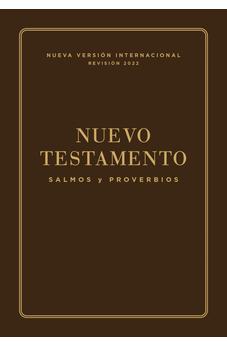 Biblia NVI Nuevo Testamento Bolsillo Café Símil Piel