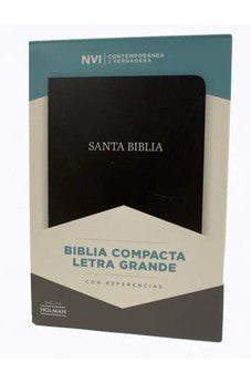 Biblia NVI Ultrafina Negro Piel Fabricada