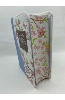 Image of Biblia RVR 1960 Bolsillo Turquesa Azul Símil Piel