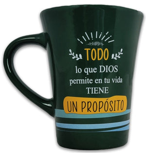 Taza Mensajes de Bendicion Todo lo que Dios Permite en tu Vida Tiene un Proposito