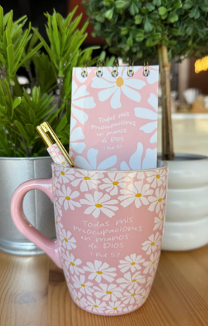 Taza Notepad Set - En Manos de Dios