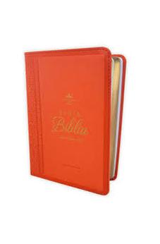 Image of Biblia RVR 1960 Letra Grande Tamaño Manual Neoclassic Coral Símil Piel