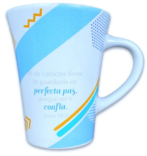 Taza Mensajes de Bendicion en Dios Confio