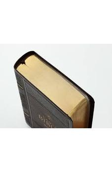 Image of Biblia RVR 1960 Letra Grande Tamaño Manual Neoclassic Café Oscuro Símil Piel