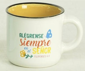 Taza Pequeña 3OZ. Colección Pequeñas Bendiciones. Alégrense