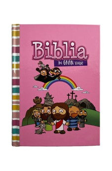 Biblia RVR 1960 Mi Gran Viaje Rosa Tapa Dura