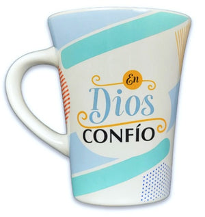 Taza Mensajes de Bendicion en Dios Confio