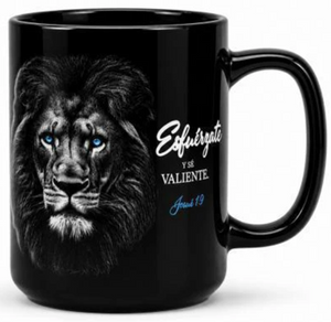 Taza 23 OZ. Colección Prominencia II. Esfuérzate y sé Valiente