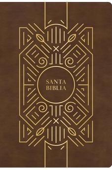 Biblia RVR 1960 de Estudio de Credos y Confesiones Café Símil Piel