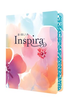 Image of Biblia NTV Inspira Paraíso Floral Símil Piel