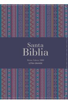 Image of Biblia RVR 1960 Compacta Letra Grande 11 puntos Símil Piel Andina Morado
