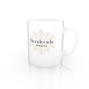Taza Minimalista: Bendecida