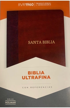 Biblia RVR 1960 Ultrafina Dos Tonos Marrón Marrón