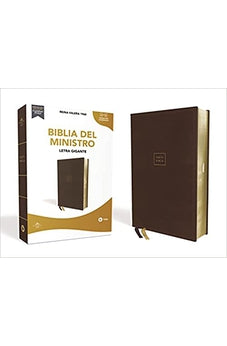 Image of Biblia RVR 1960 del Ministro Piel Café