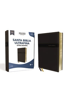 Biblia NVI Ultrafina Letra Gigante Piel Negro