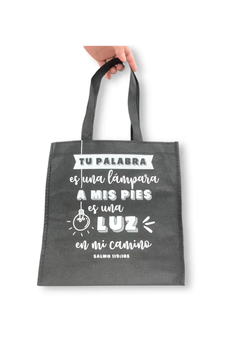 Bolsa Tote Bag Negra Tú Palabra