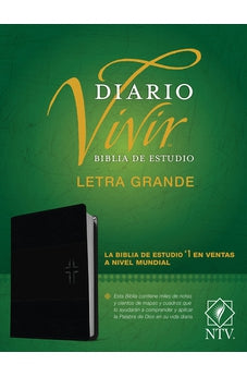 Biblia NTV de Estudio Diario Vivir Letra GrandeSentipiel Negro