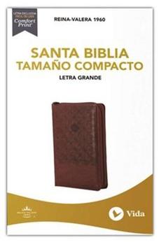 Biblia RVR 1960 Compacta Café con Cierre