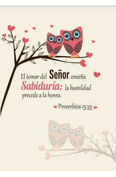 Image of Sabiduría – Proverbios 15:33 – Diario y Cuaderno de Notas