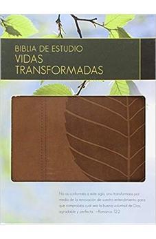 Biblia RVR 1960 de Estudio Wiersbe Vidas Transformadas Duotono