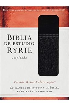 Biblia RVR 1960 de Estudio Ryrie Ampliada Negro Duotone Índice