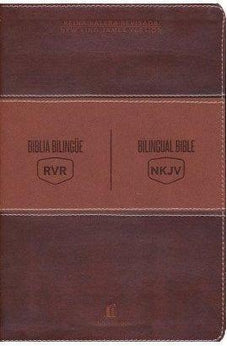 Biblia RVR 1977 NKJV Bilingüe Piel Café