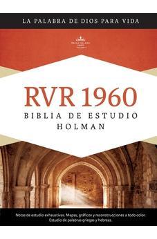 Biblia RVR 1960 de Estudio Holman Tapa Dura con Índice