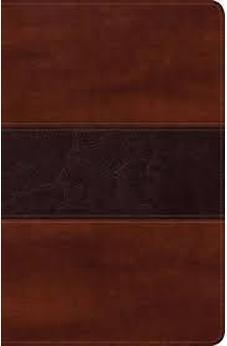 Biblia Peshitta Caoba Duotono Símil Piel