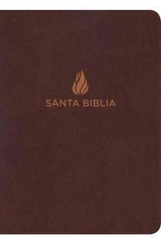 Biblia RVR 1960 Letra Súper Gigante Marrón Piel Fabricada con Índice