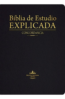 Biblia RVR 1960 de Estudio Explicada Negro