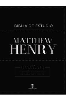 Biblia RVR 1977 de Estudio Matthew Henry Piel elaborada