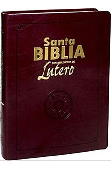 Biblia RVR 1960 con Reflexiones de Lutero Piel Marron