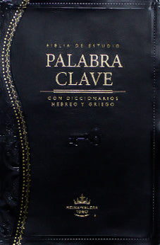 Biblia RVR 1960 de Estudio Palabra Clave Piel Negro
