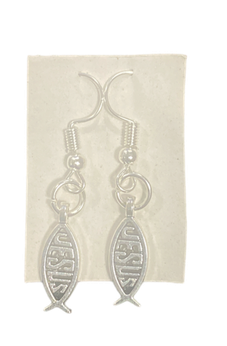 Aretes color plata