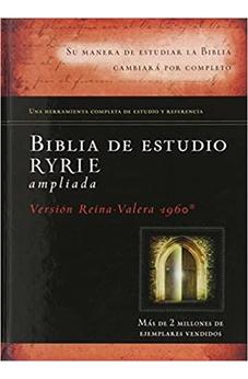 Biblia RVR 1960 de Estudio Ryrie Ampliada Tapa Dura