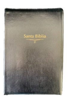 Image of Biblia RVR 1960 Letra Ultra Súper Gigante 19 puntos Piel Negro con Cierre y Índice