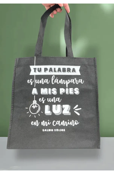 Bolsa Tote Bag Negra Tú Palabra