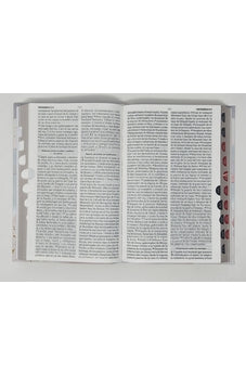 Image of Biblia RVR 1960 Letra Grande Tamaño Manual Tapa Flex Pastel Rama Flores con Índice